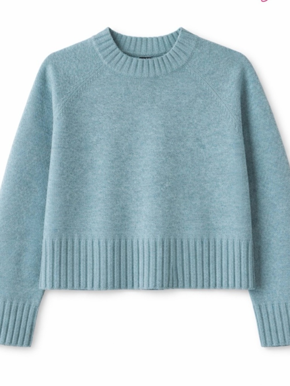 French Connection Dusty Blue Crewneck Sweater